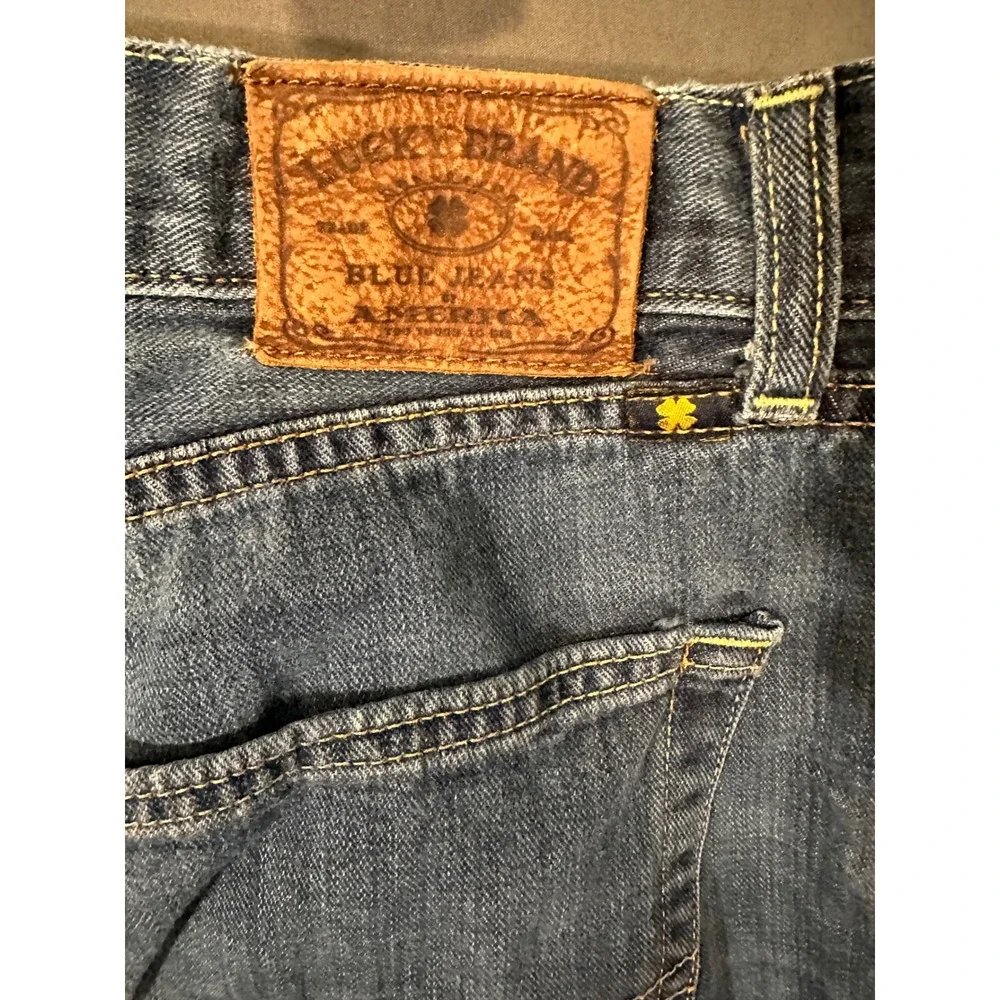 Lucky Brand 361 Vintage Straight Mens‎ Jeans 36x30 Premium Italian Denim Blue